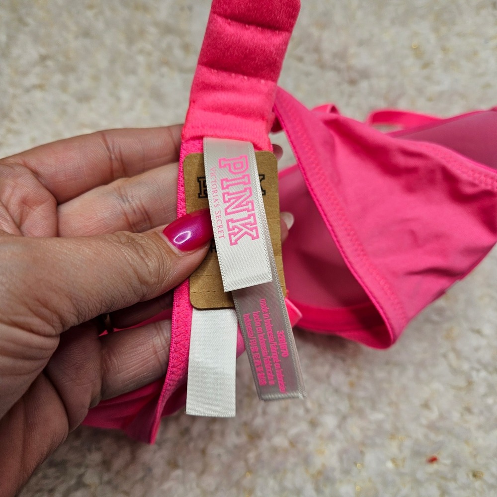 Victoria's Secret PINK Wear Everywhere Push-up Bra sz 32B NWT - Picture 3 of 4